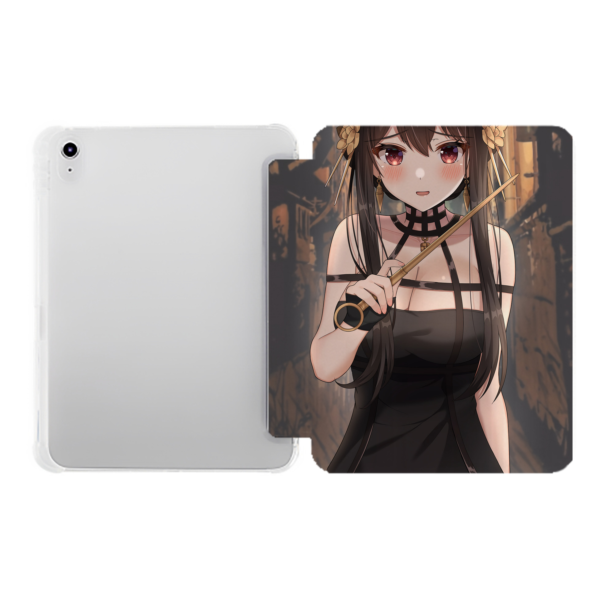 （画像用） SPY×FAMILY间谍家家酒 IPad ケース ペン収納付き 三つ折りスタンド PUレザー×シリコン 対応機種9.5/10.5/10.9インチ